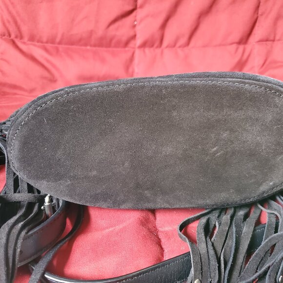 Michael Kors Billy Medium Suede and Leather Fringe Messenger Bag - Picture 11 of 15